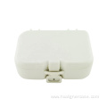 Plastic Dental Mirror Denture Storage Box with brush